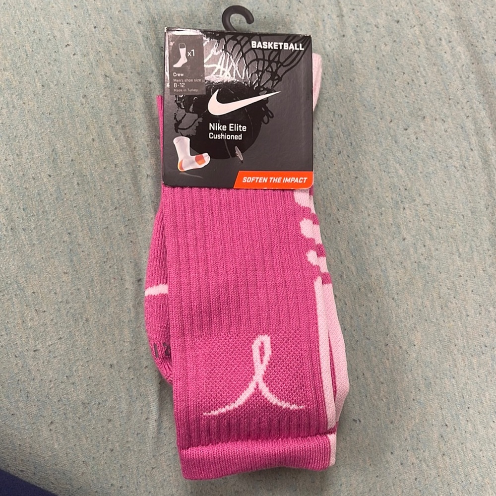 NIKE ELITE BREAST CANCER SOCKS